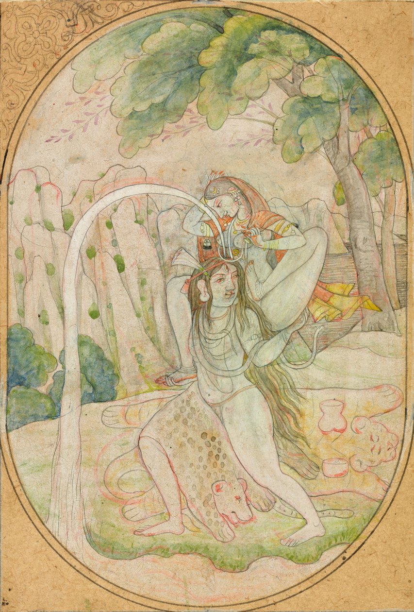 Sestup Gangy, kolem roku 1800 od Indian School