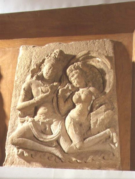 Vishnu in Cosmic Glory, Shmology, Gujarat (kámen) od Indian School
