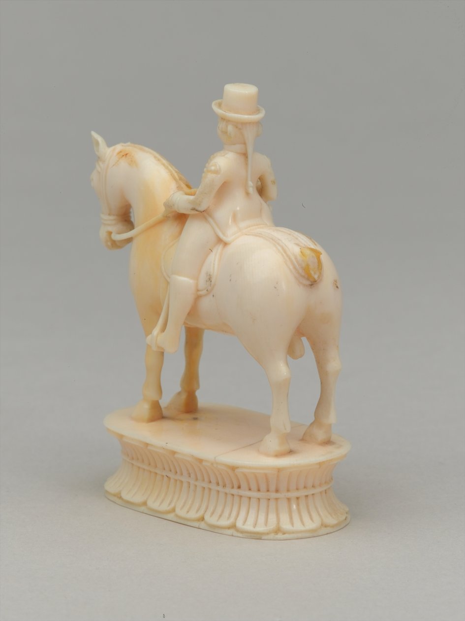 Bílý rytíř, šachová figurka, Indie, cca 1820 od Indian School