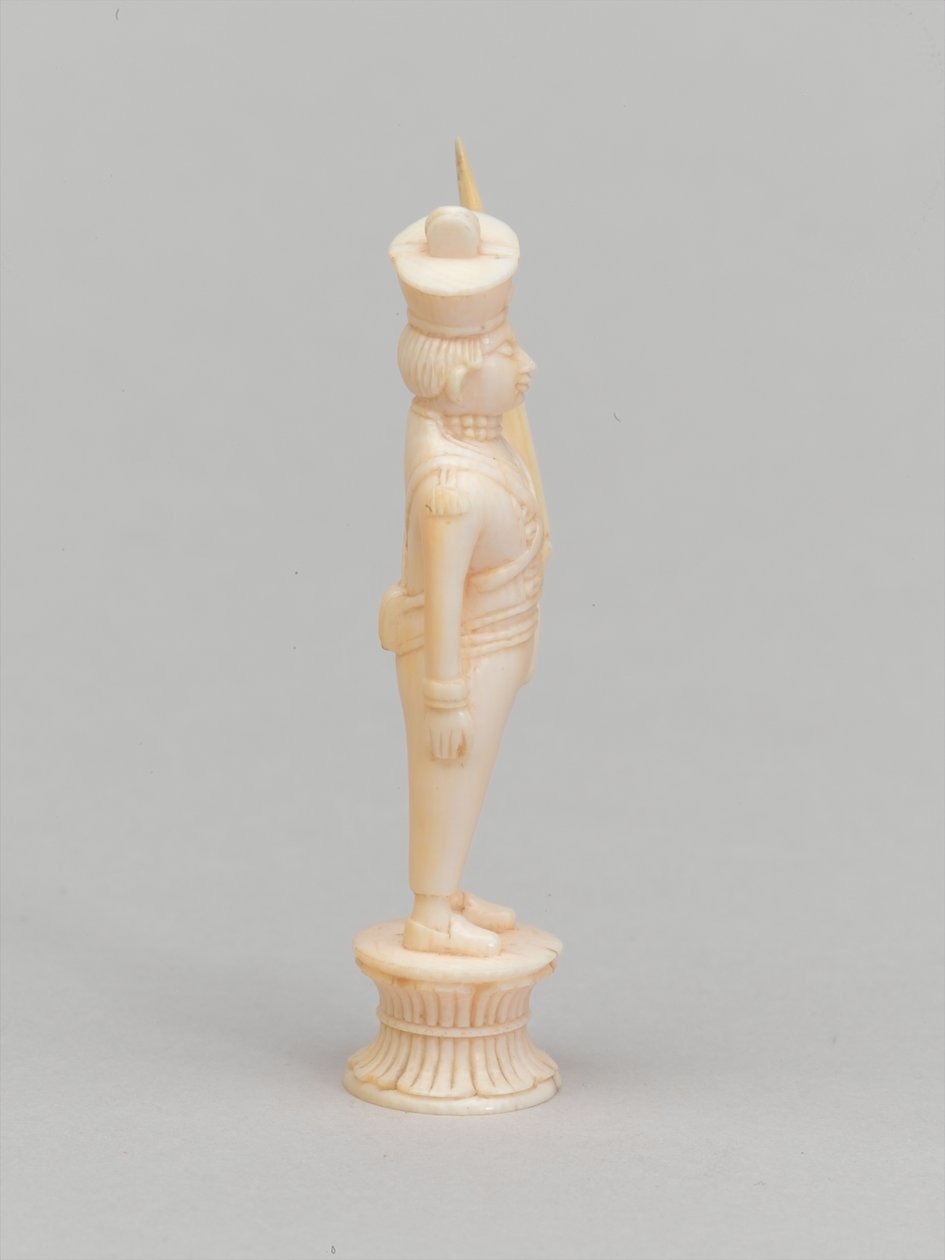 Bílý pěšec, šachová figurka, Indie, cca 1820 od Indian School