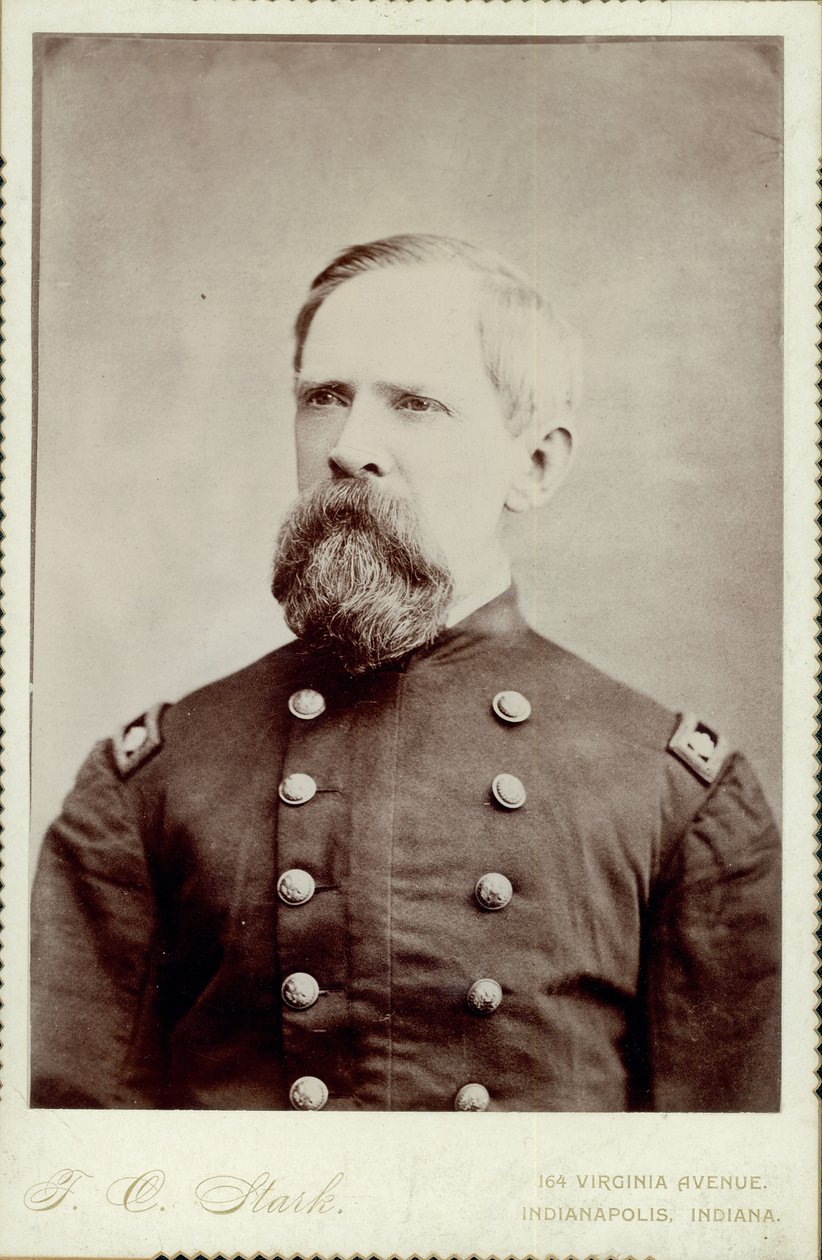 Poprsí portrét Thomase Harveyho Harrise od Indianapolis F.C. Stark