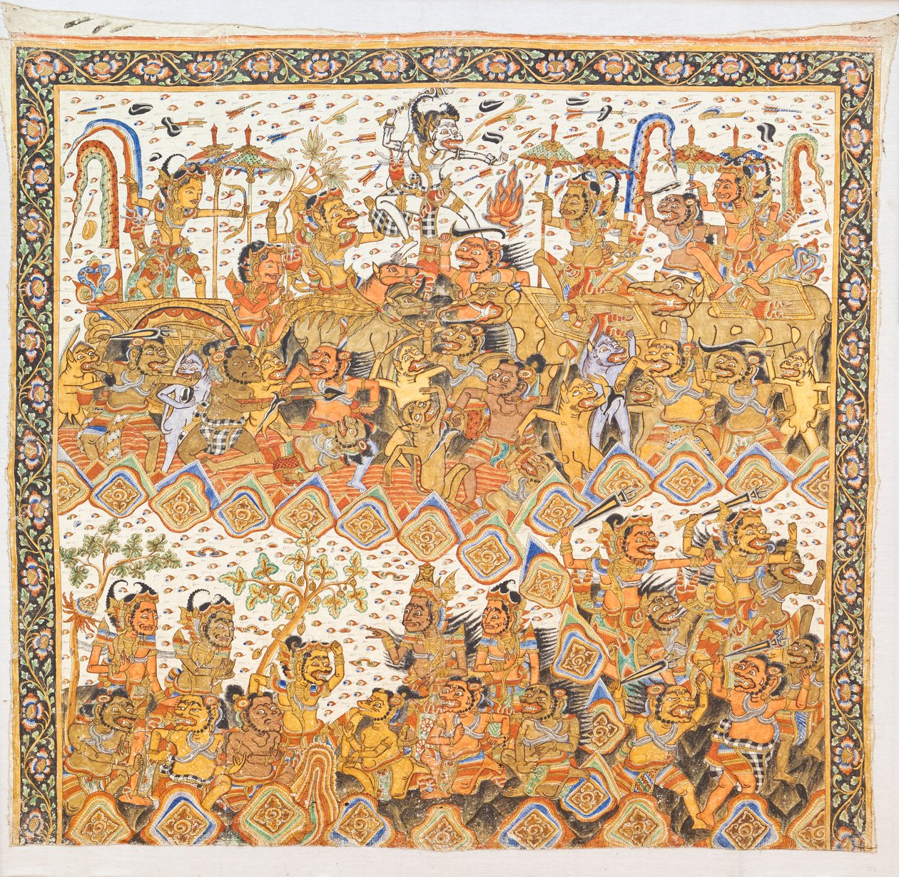 Ramayana (balilainen väri kankaalle) od Indonesian Indonesian
