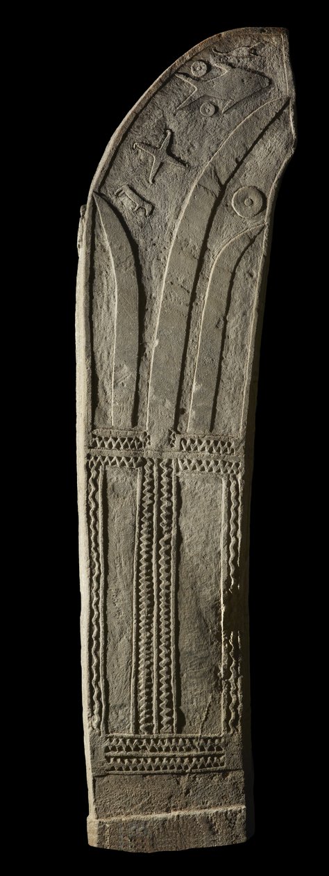 Pamětní kámen nebo značka hrobu (penji reti), kolem 19. století (kámen) od Indonesian School