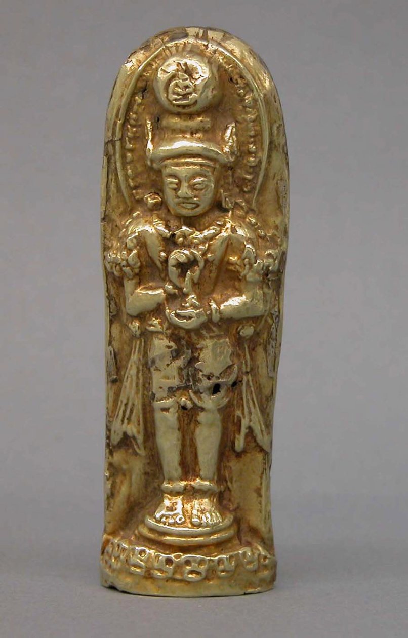 Socha Bhairavy, cca 1300 (zlato) od Indonesian School