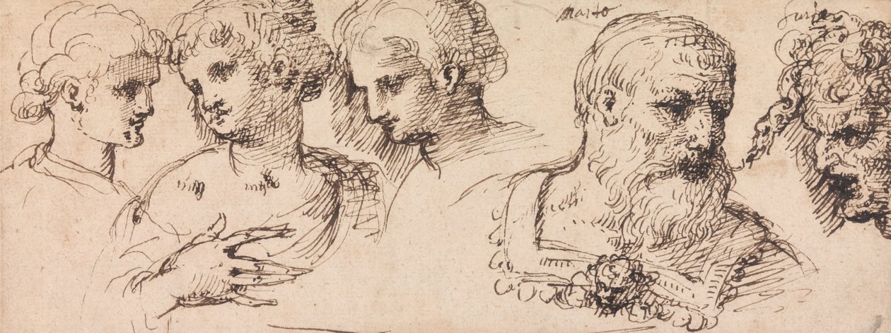 Pět klasických hlav od Inigo Jones