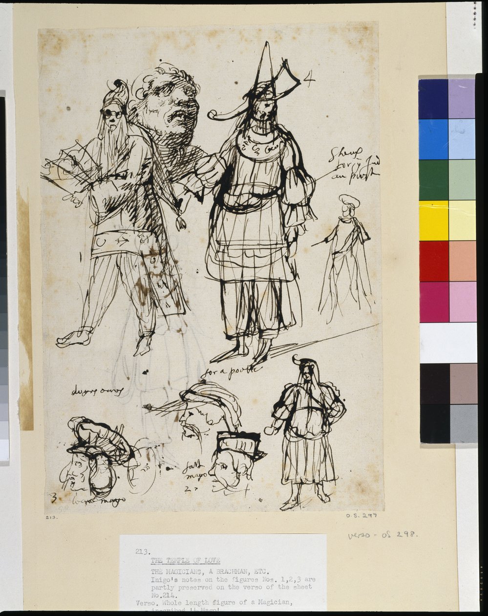 Herci v "Chrámu lásky" od Inigo Jones