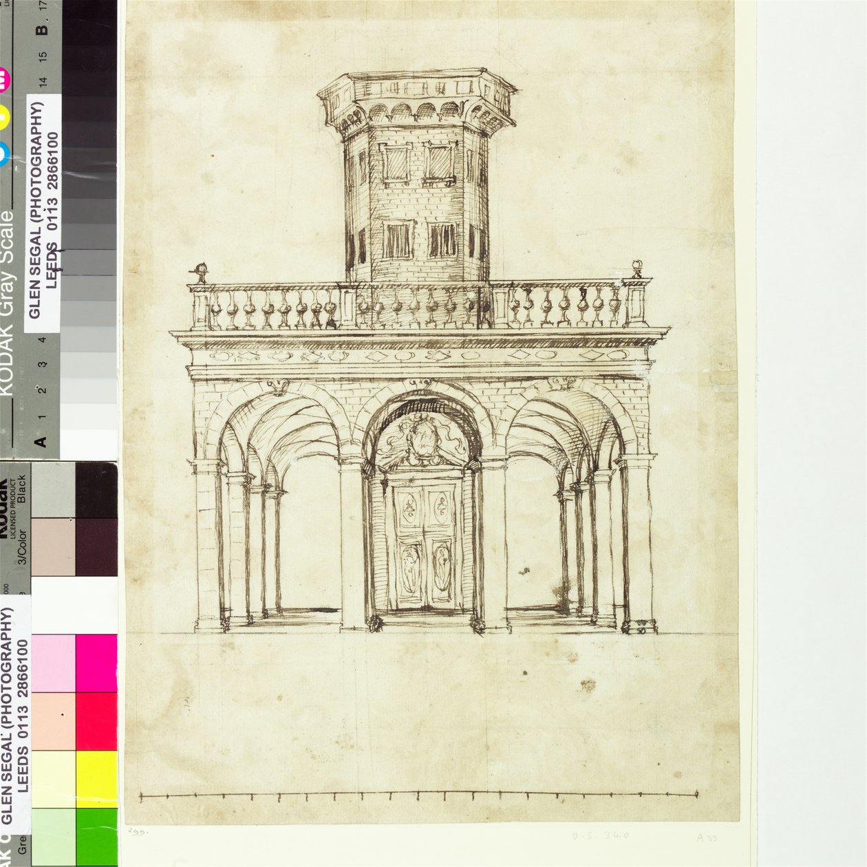 Design pro Palác slávy od dvorské masky „Britannia Triumphans“ od Inigo Jones