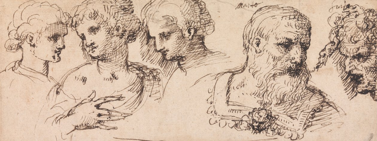 Pět klasických hlav od Inigo Jones
