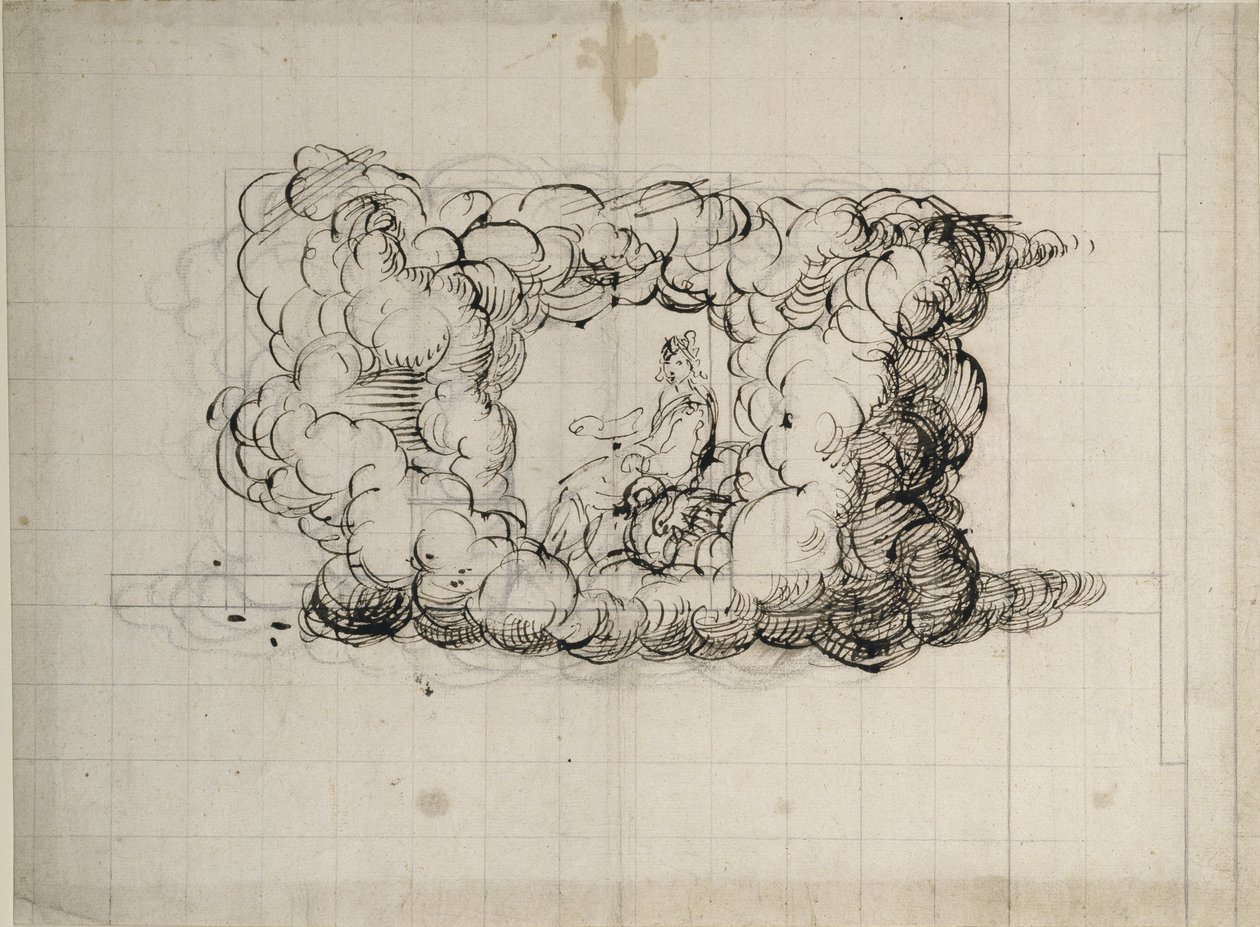 Divadelní kresba od Inigo Jones