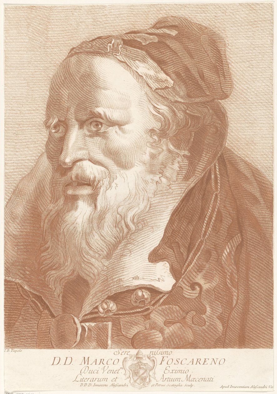 Portrét van doge Marco Foscarini od Innocente Alessandri