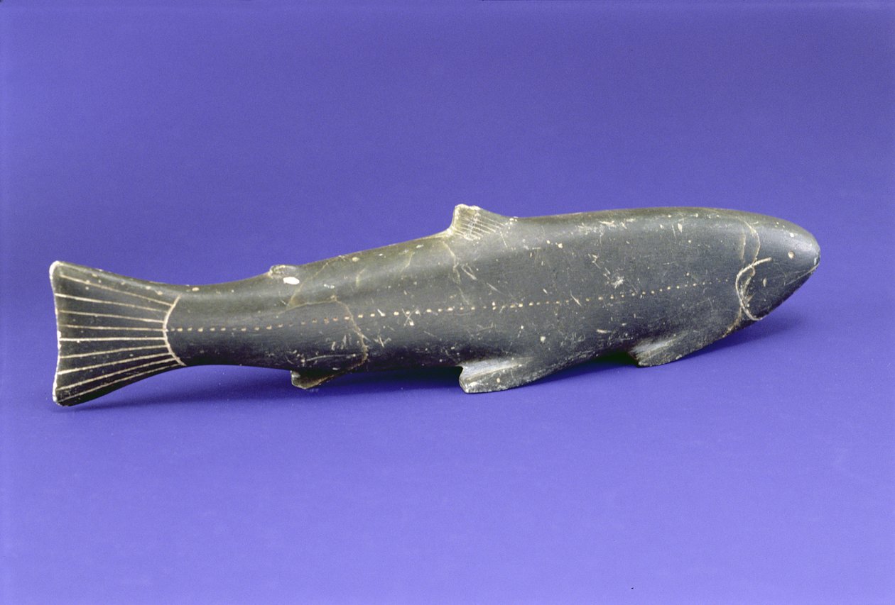 Losos, z Cape Dorset (mýdlový kámen) od Inuit School
