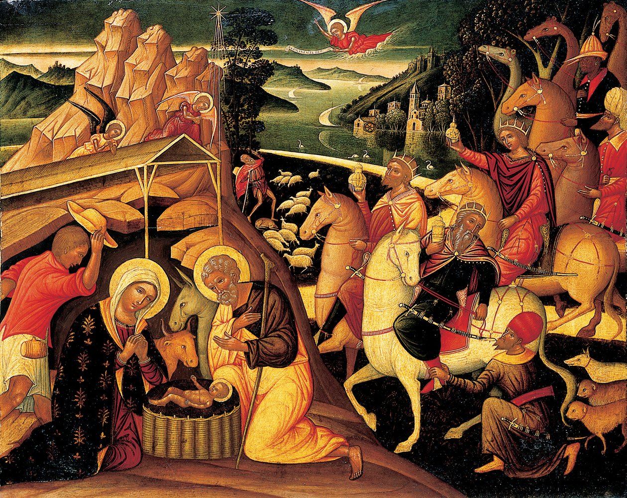 Klanění tří králů, 1500-25 od Ioannis Permeniates