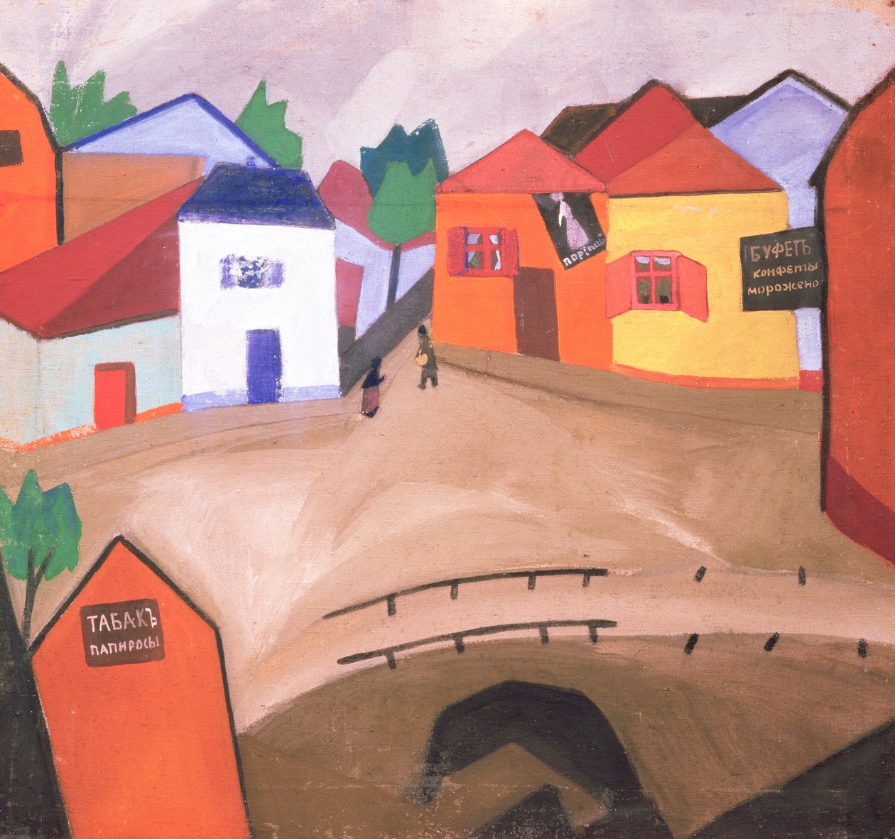 Ulice, 1910 od Iosif Solomonovich Shkol