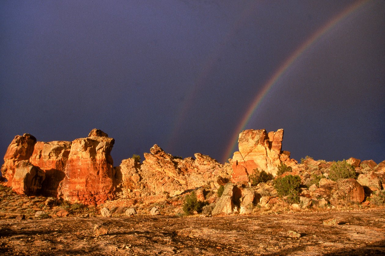 Starobylé naleziště Anasaziů, Castle Rock, Colorado od Ira Block