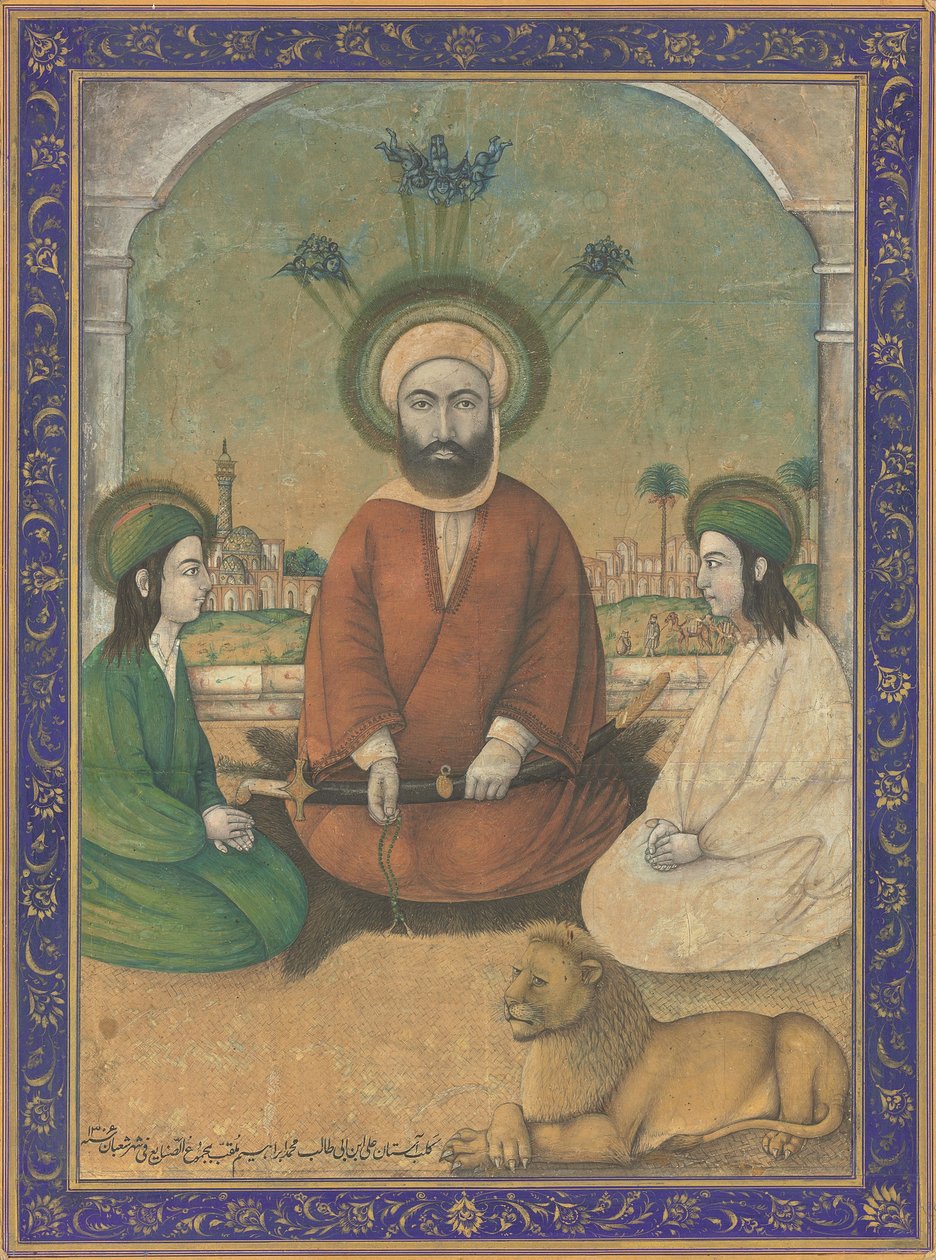 Eli, Hassan, když Hussein, Qajar z Íránu od Iranian School