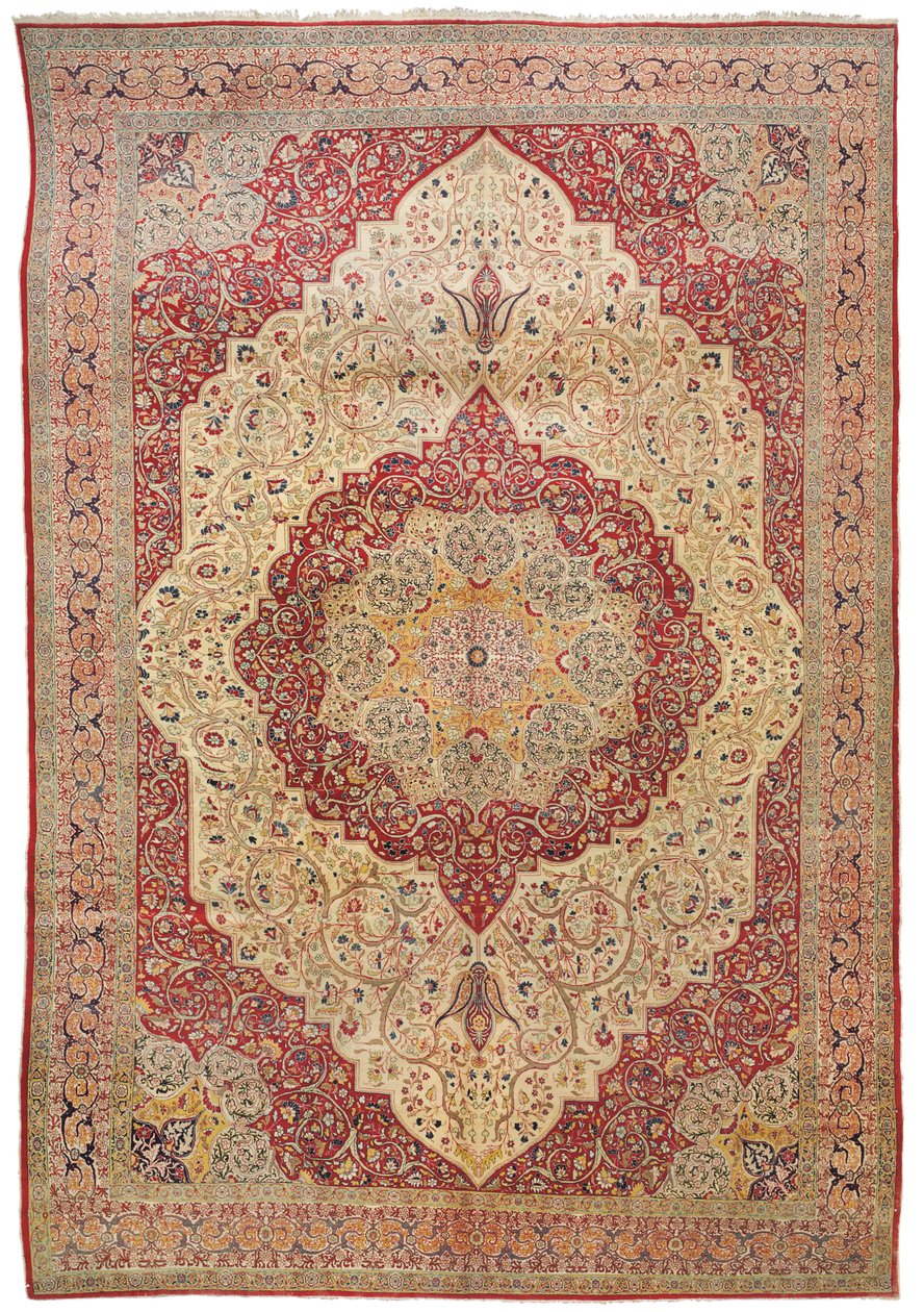 Koberec Haji Jalili Tabriz, kolem roku 1890 od Iranian School