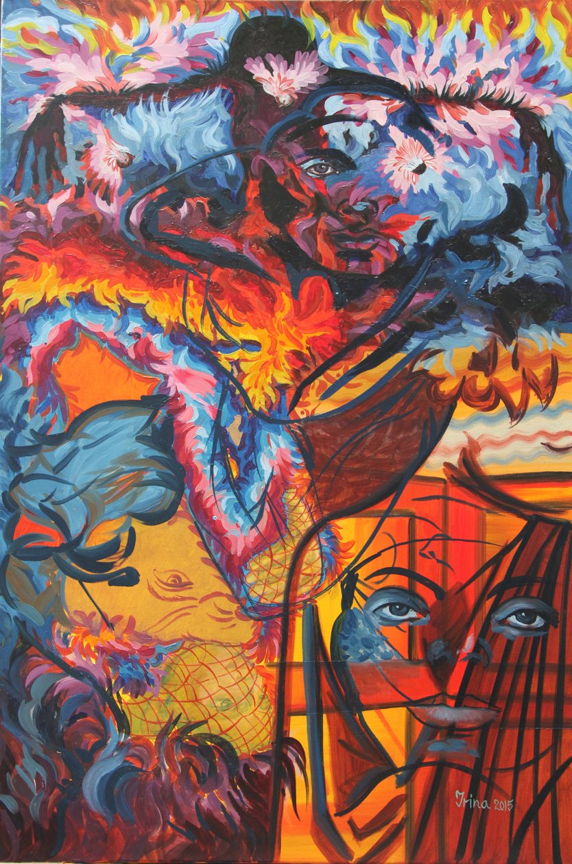Fire Behind, 2015 od Irina Corduban