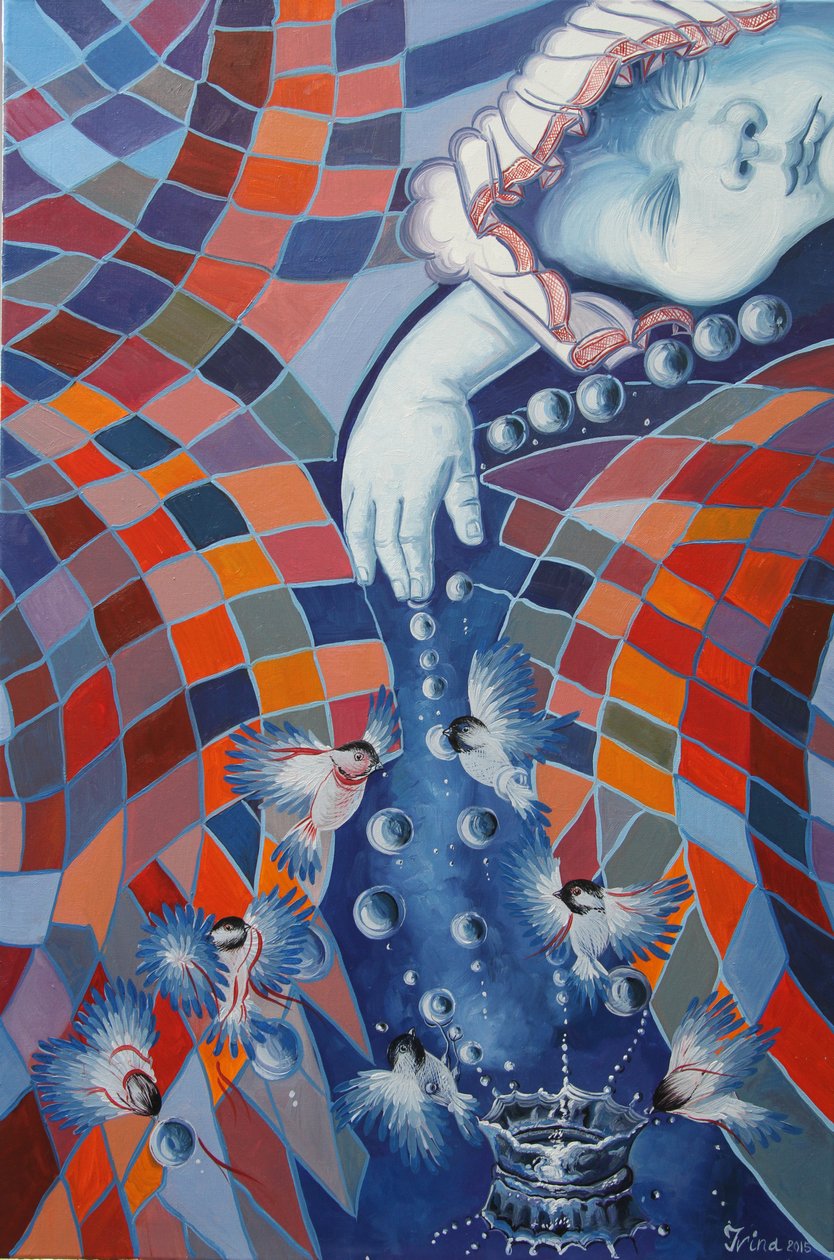The Recreation from Dešťové kapky, 2015 od Irina Corduban