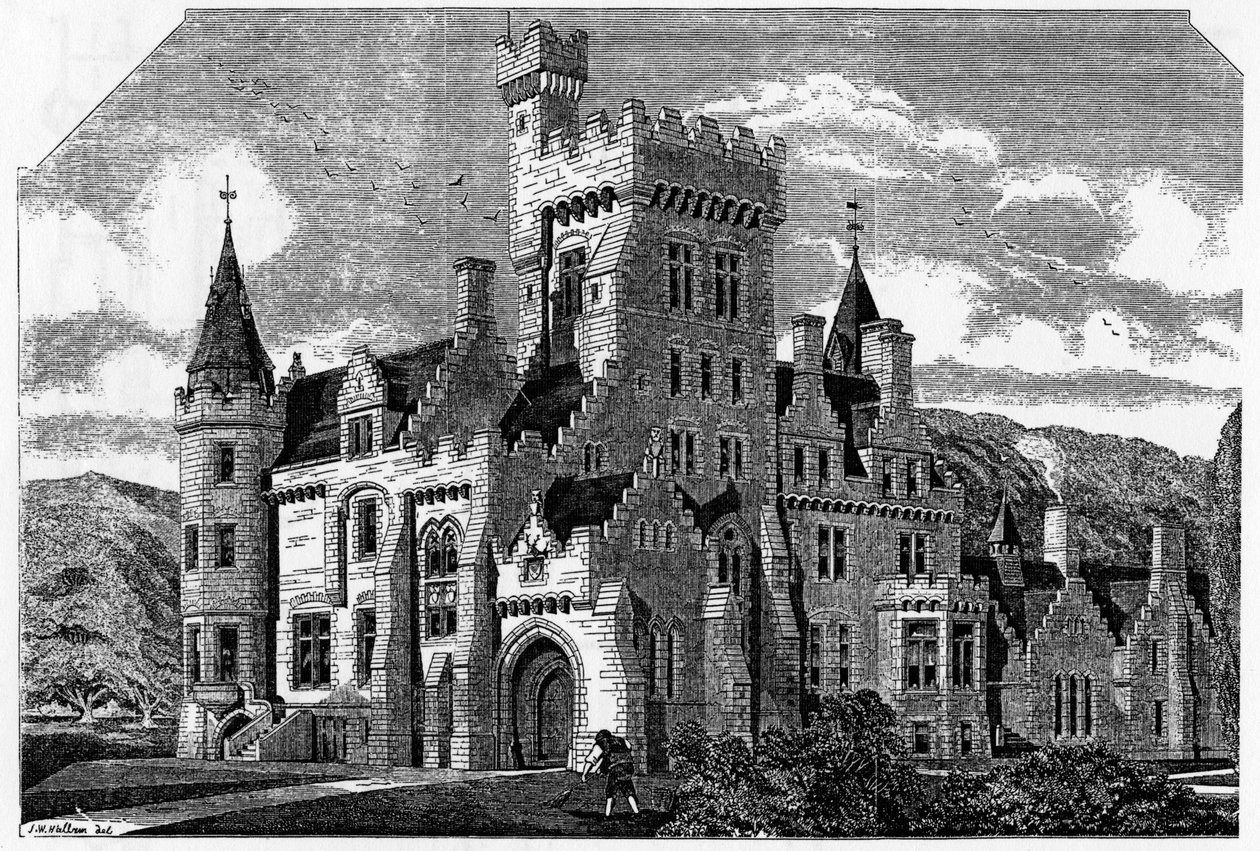 Humewood Castle, Co. Wicklow, ilustrace z 