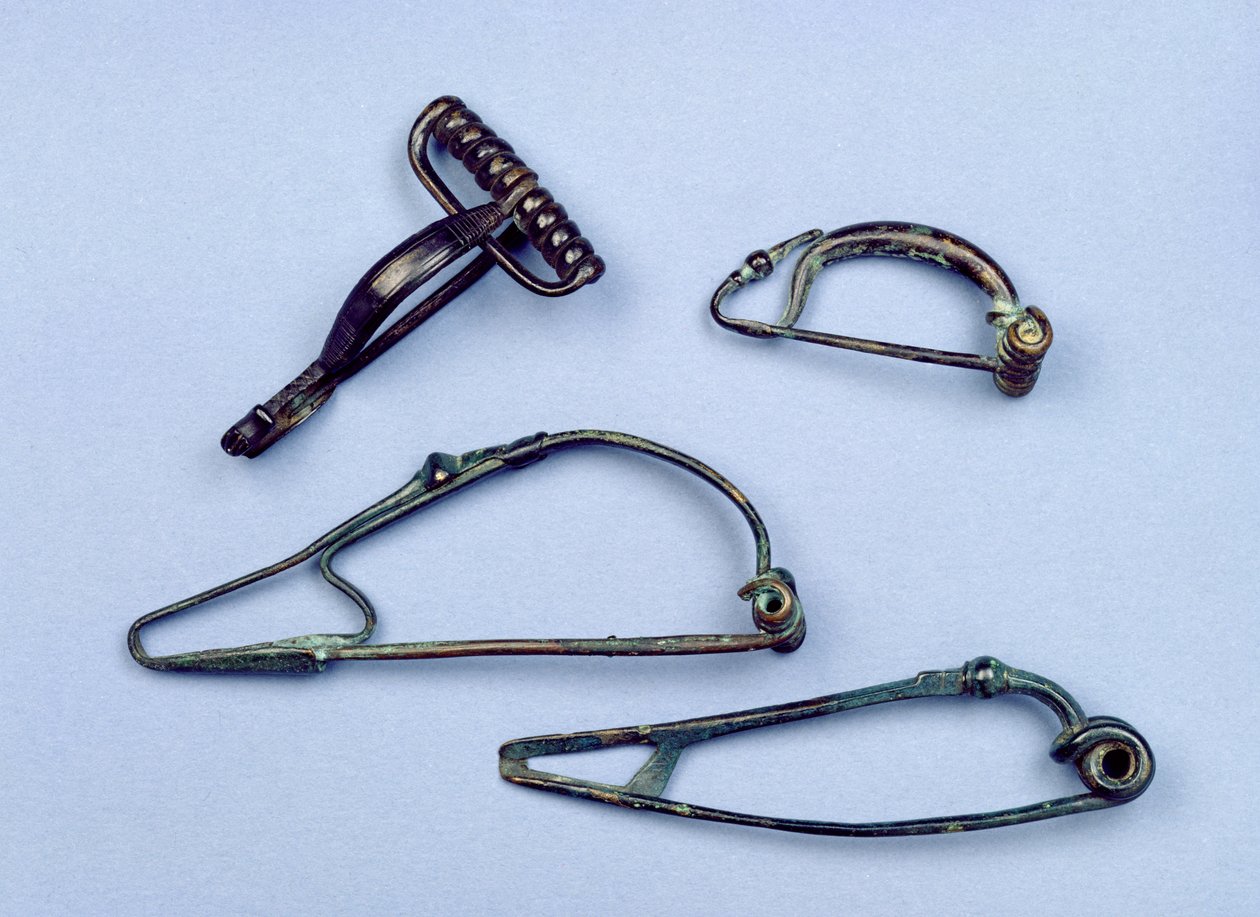 Čtyři brože, starší doba železná, 600-100 př.nl (železo) od Iron Age