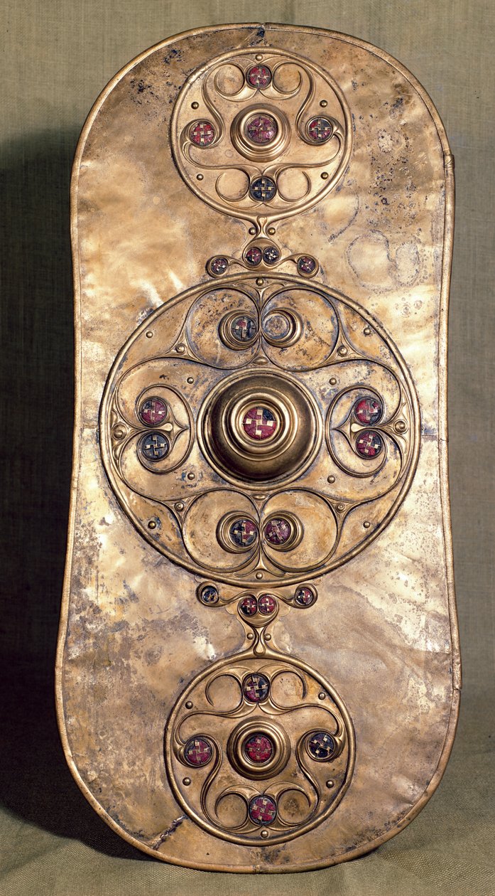 The Battersea Shield, cca 350-50 př.nl (bronz s červeným sklem) od Iron Age