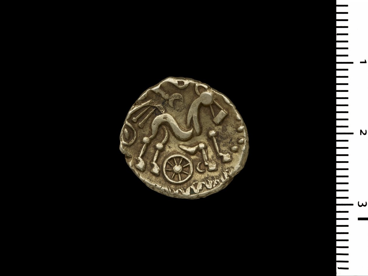 Mince z Henleyho pokladu, cca 50 př. n. l. (zlato) od Iron Age