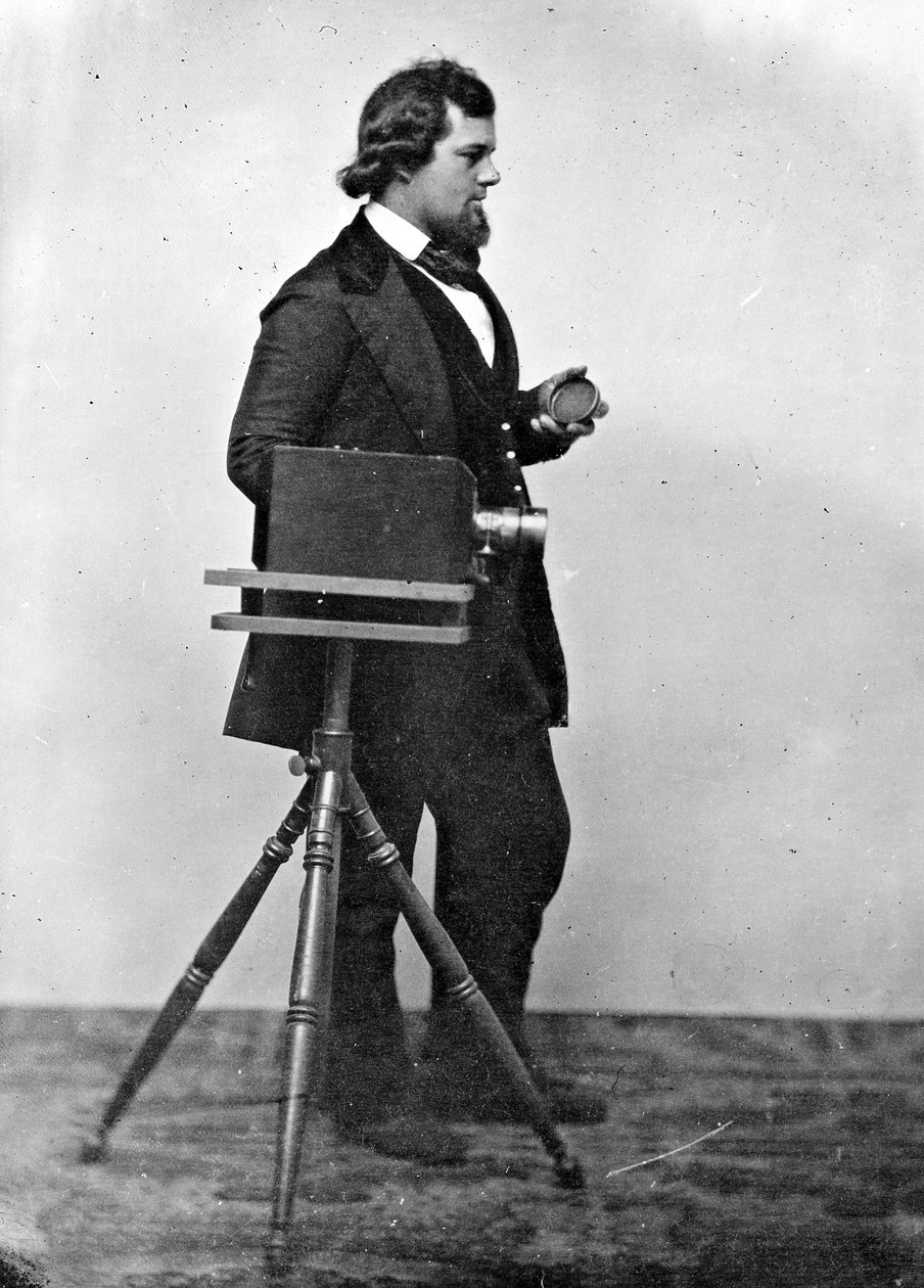 Autoportrét, kolem roku 1869 od Isaac Augustus Wetherby