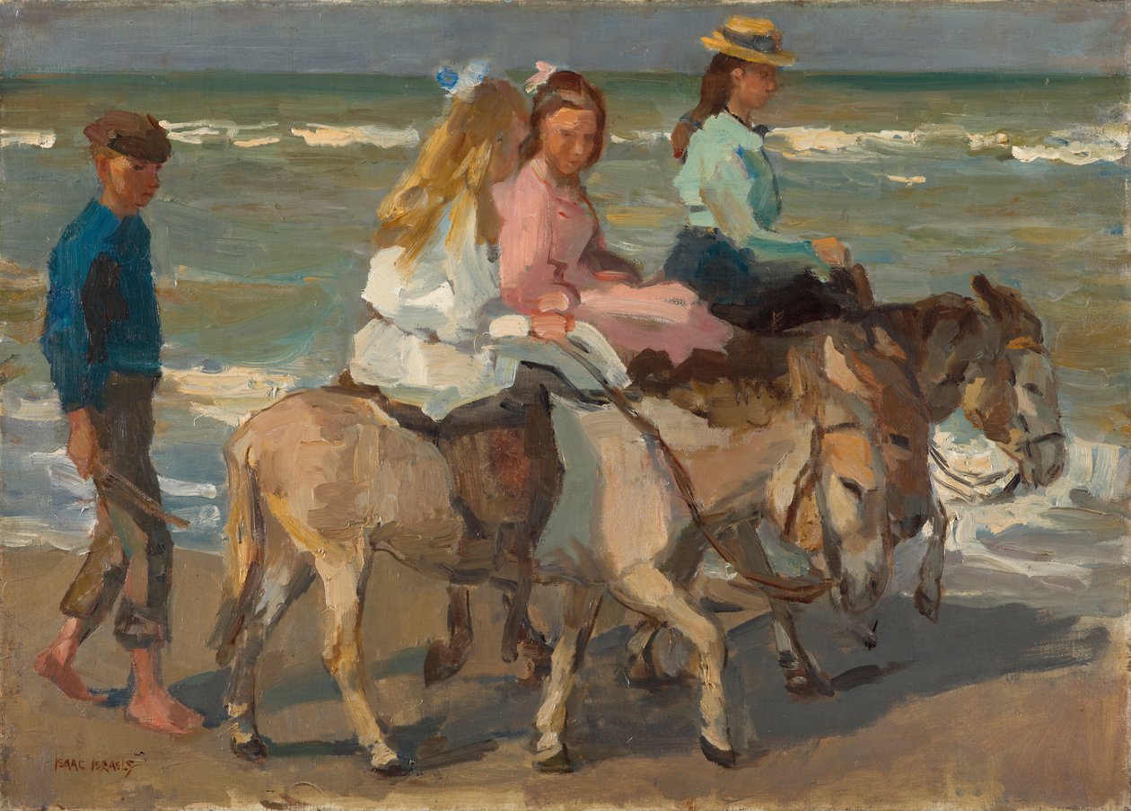 Osel na koni od Isaac Israels