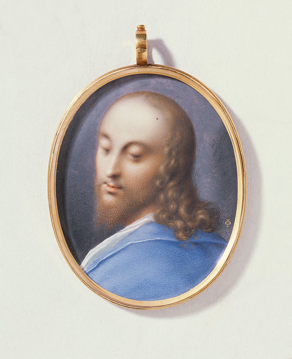 Ježíš Kristus, asi 1610 (čb na pergamenu) od Isaac Oliver