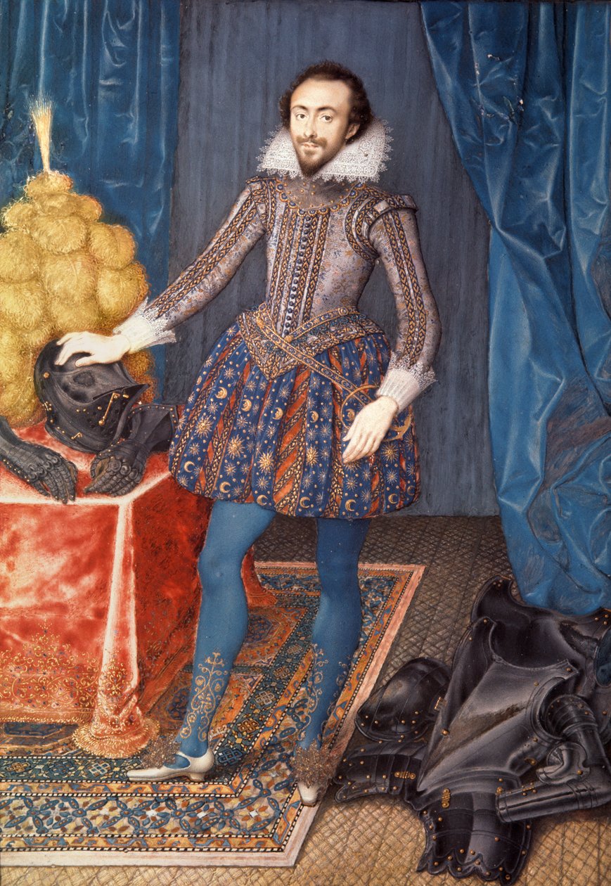 Portrét Richarda Sackvilla, 3. hraběte z Dorsetu (1589-1624), 1616 od Isaac Oliver