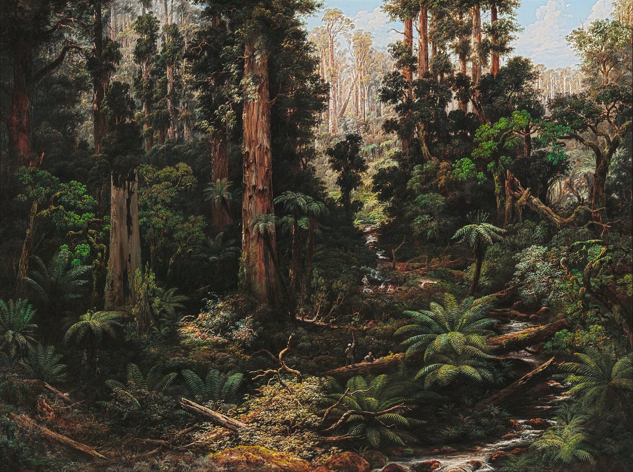 V údolí Sassafras, Victoria od Isaac Whitehead