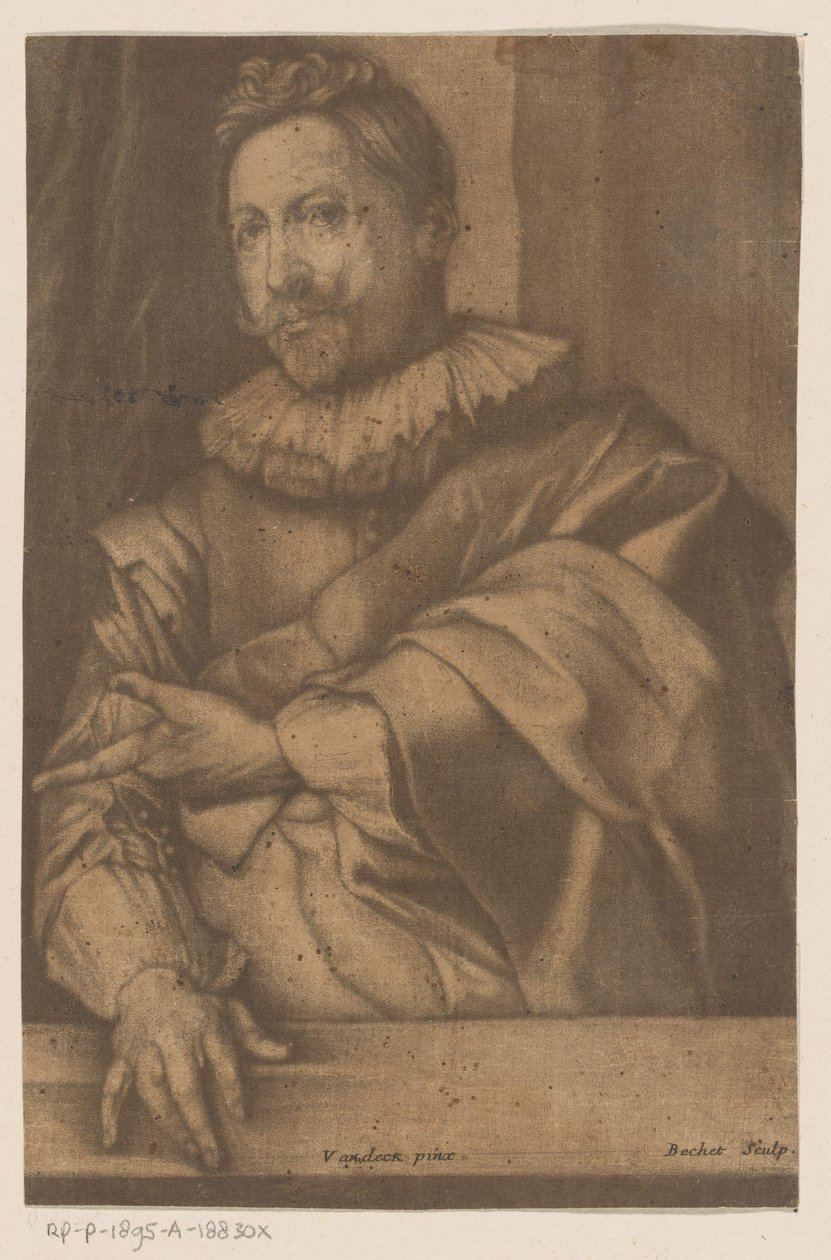 Portrét Theodora van Loona od Isaac Beckett (possibly)