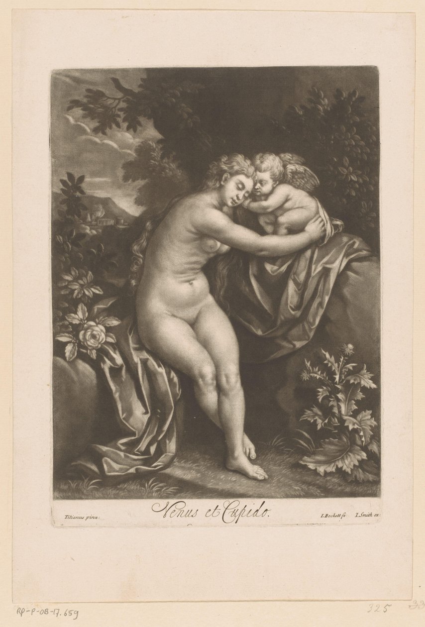 Venuše a Amor Venuše a Amor (název na objektu) od Isaac Beckett