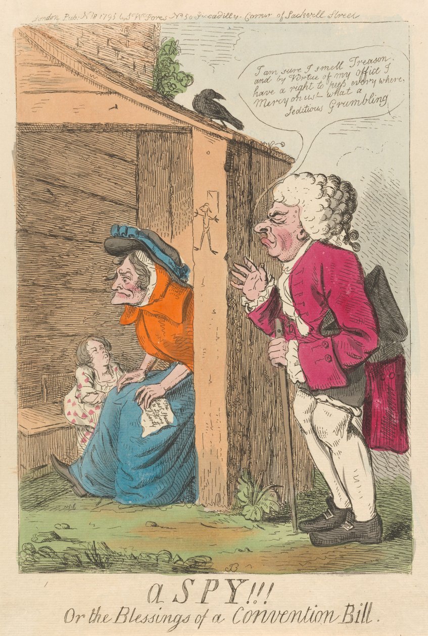 Ein Spion!!! oder die Segnungen eines Konventionsgesetzes od Isaac Cruikshank
