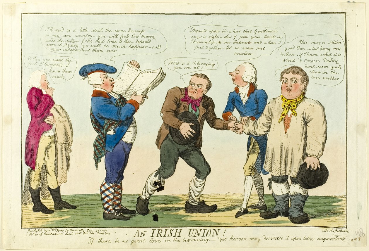 Irská unie! od Isaac Cruikshank