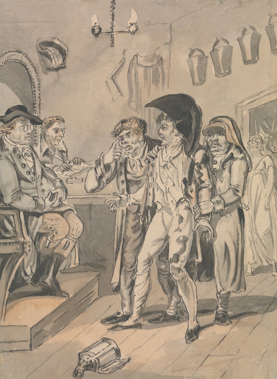Před magistrátem od Isaac Cruikshank