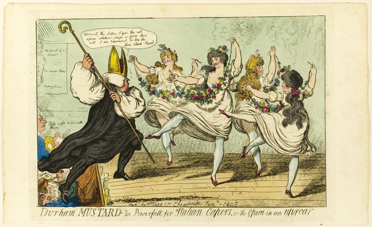 Durhamská hořčice příliš silná pro italské kapary od Isaac Cruikshank