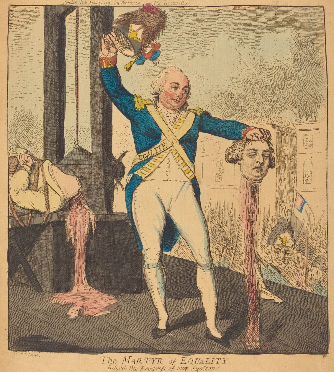 Mučedník rovnosti od Isaac Cruikshank