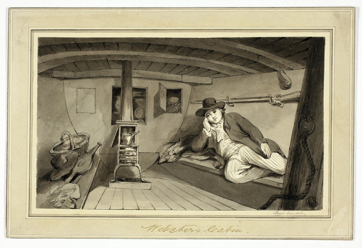 Websterova chata od Isaac Cruikshank