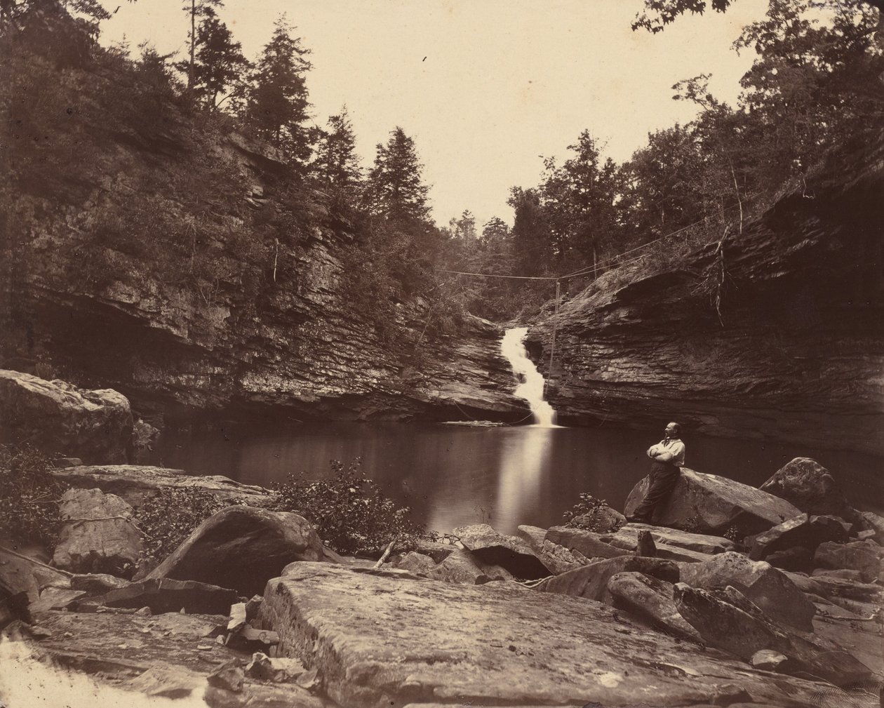 Lula Lake, Lookout Mountain, Georgia, 1864-1865. od Isaac H. Bonsall
