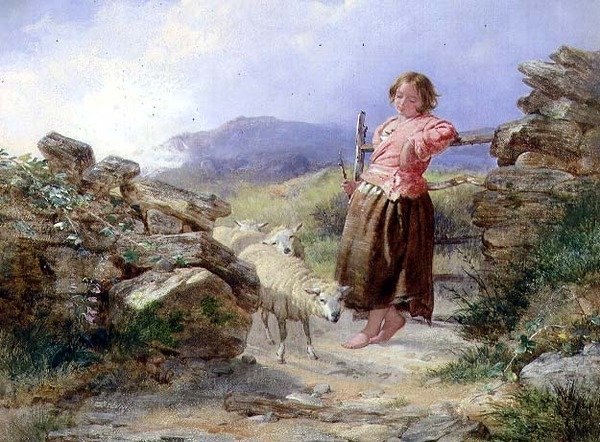 Malá pastýřka od Isaac Henzell
