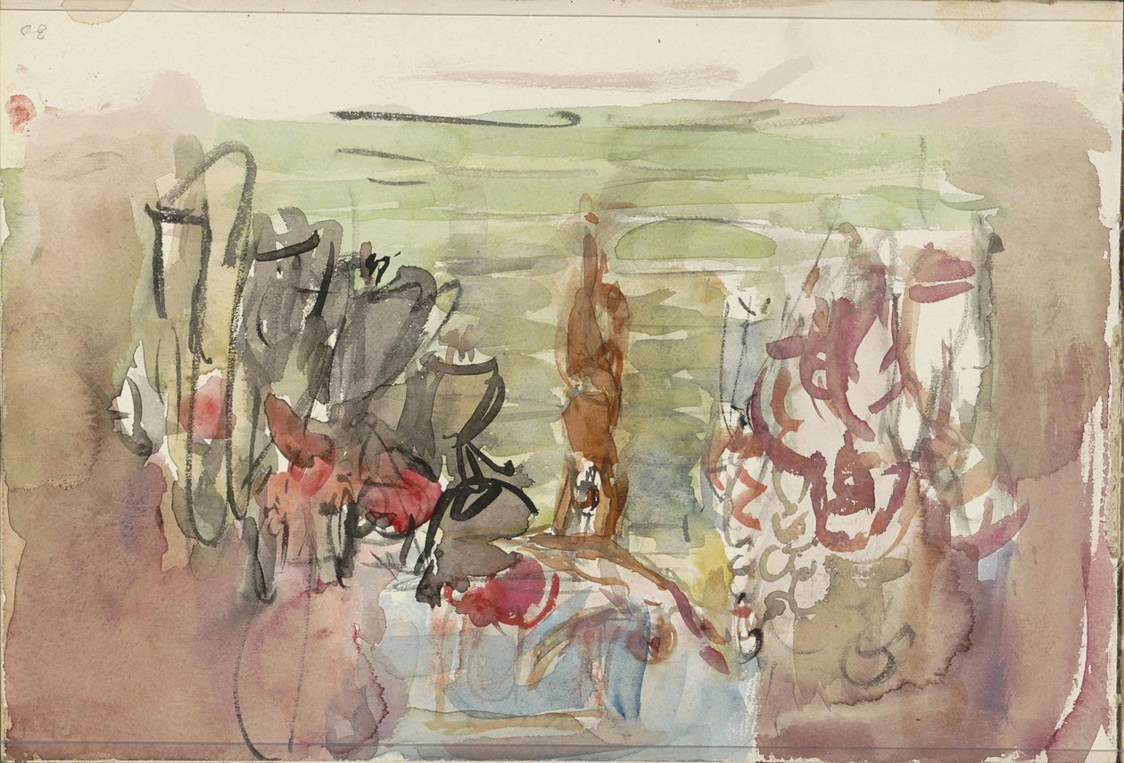 Umělci na jevišti od Isaac Israels