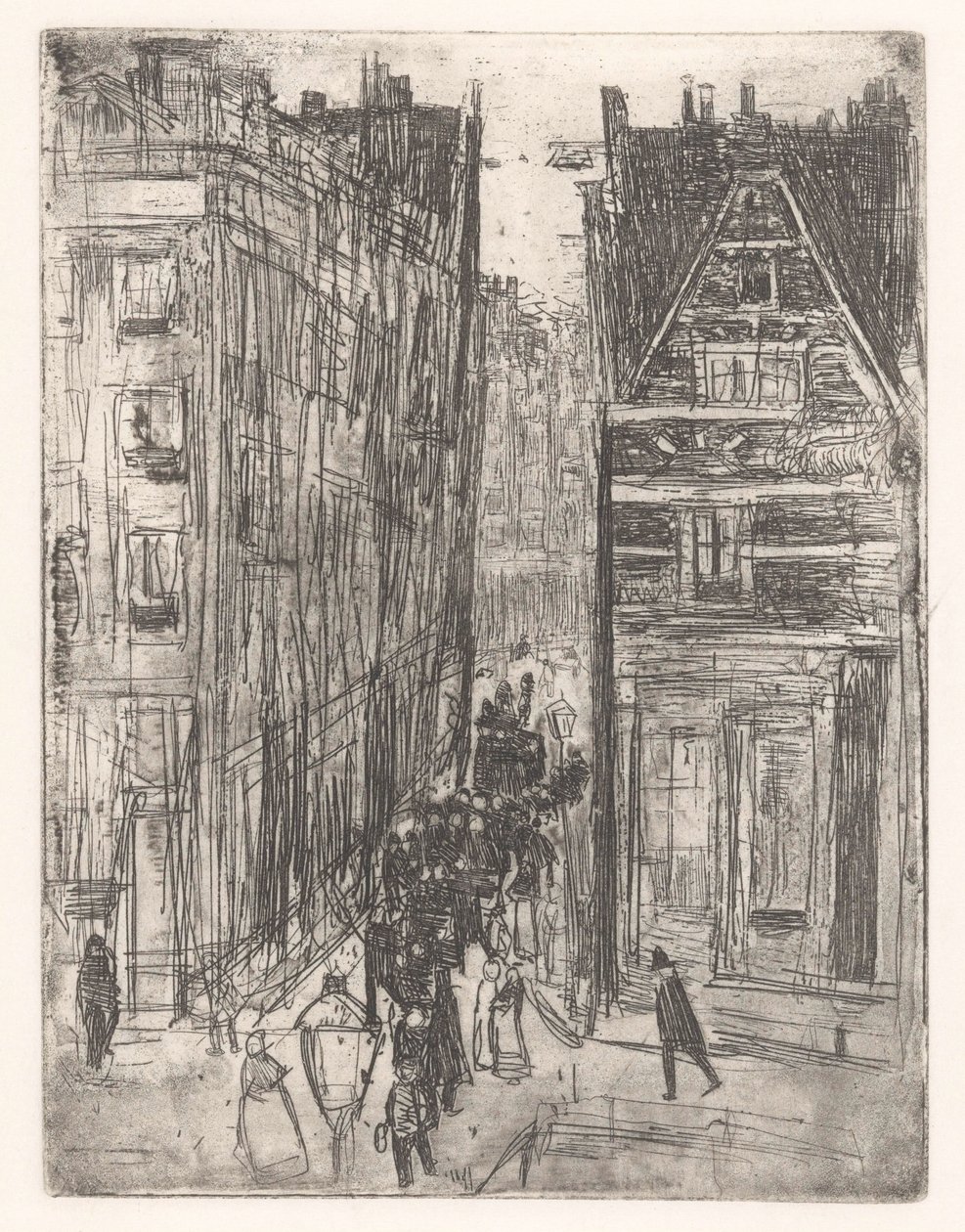 Gasthuismolensteeg v Amsterdamu od Isaac Israels