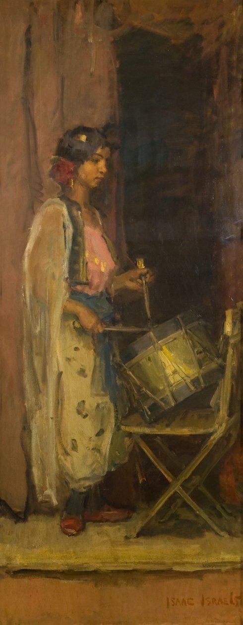 Egyptská bubenice (olej na plátně) od Isaac Israels