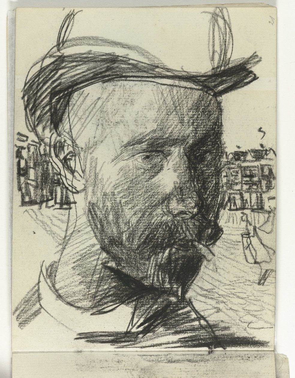 Autoportrét Isaac Israels, kouření od Isaac Israels
