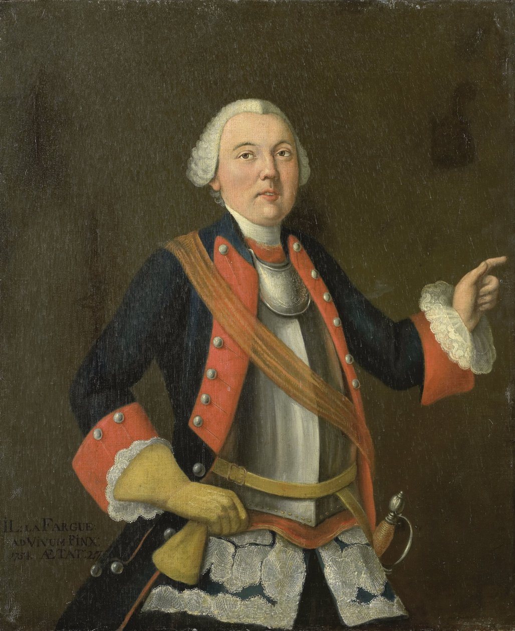 Jan Hendrik van Rijswijk (nar. 1717) od Isaac Lodewijk la Fargue van Nieuwland