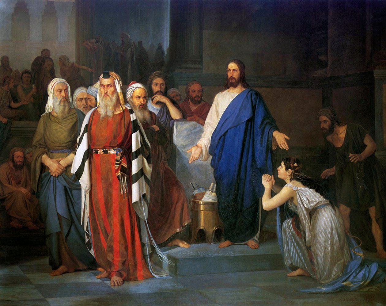 Kristus a hříšník, 1879. od Isaac Lvovich Asknazy