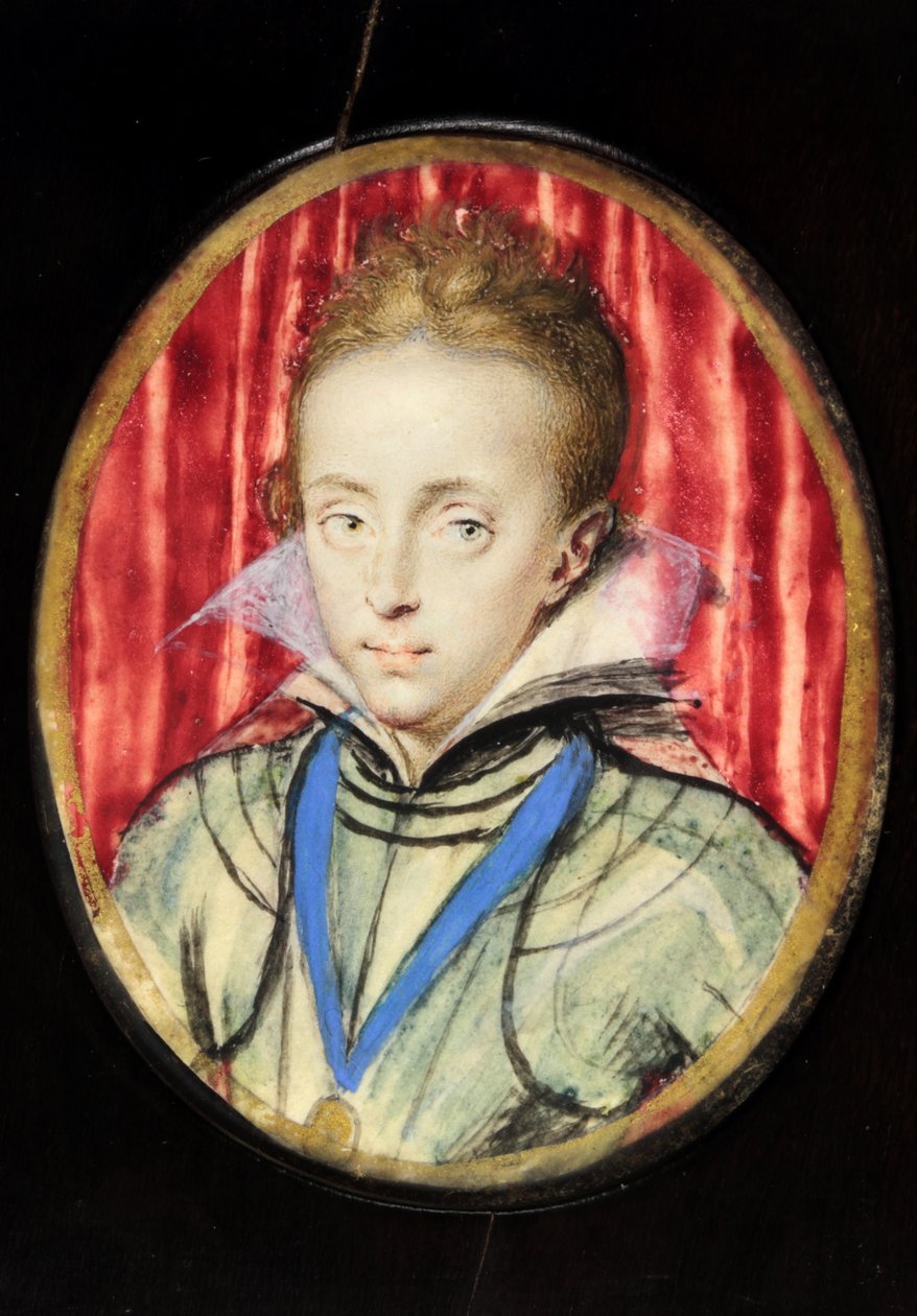 Charles, princ z Walesu, pozdější král Karel I., kolem roku 1611 od Isaac Oliver
