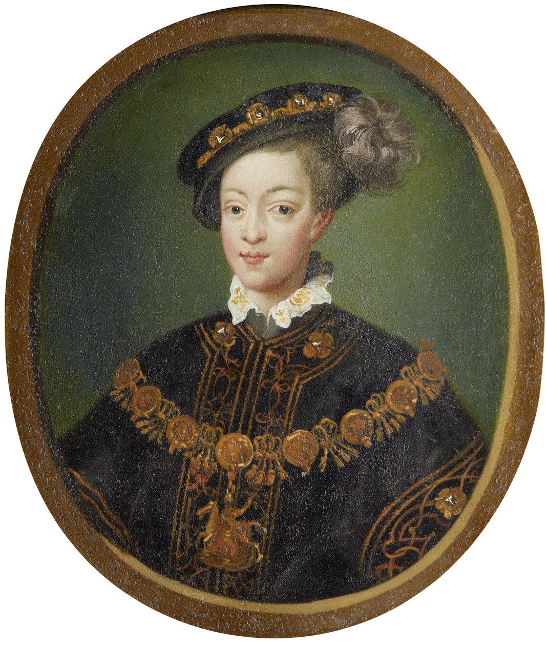 Edward VI 1537-1553, anglický král, 16. století od Isaac Oliver
