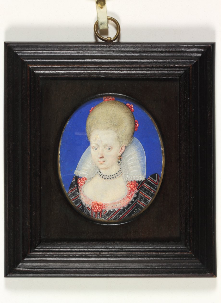 Frances Howard, vévodkyně z Lennox a Richmond (akvarel na pergamenu) od Isaac Oliver